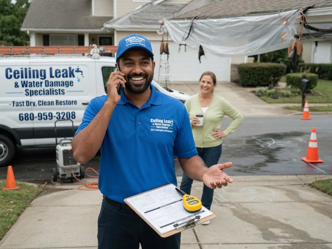 Ceiling Leak Cleanup Hazel Green, WI FAQs